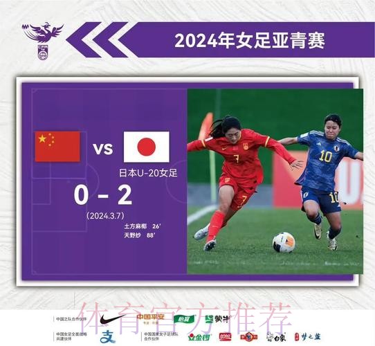 U-20女足亚洲杯次轮 中国队0:2不敌日本队